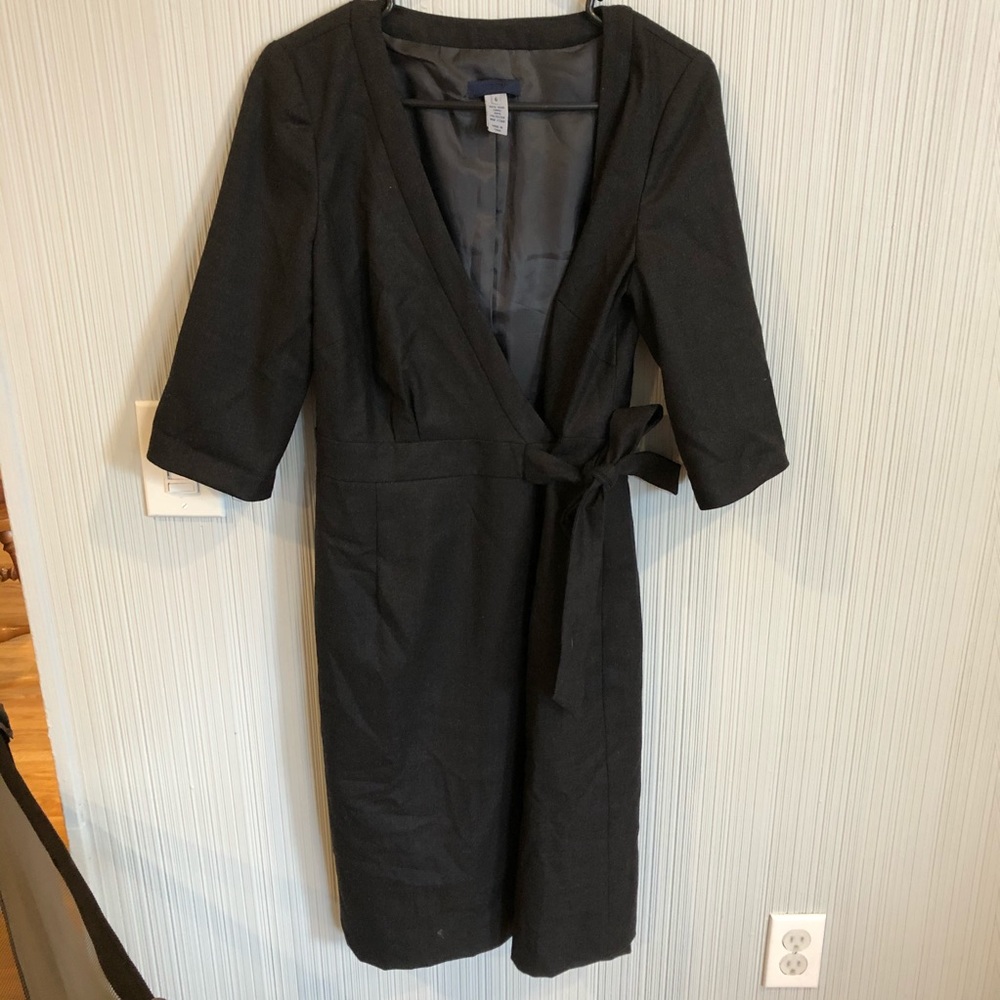COPY - Women J Crew Wool Wrap Dress